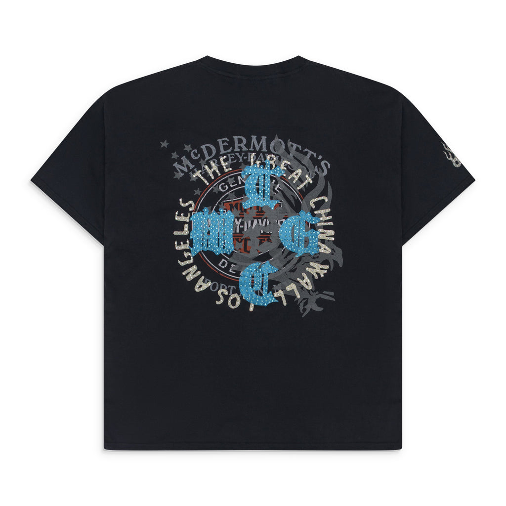 Blue T.G.C.W Vintage Crystal T-shirt