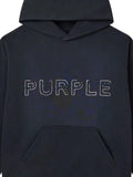 Purple Brand logo-detail hoodie
