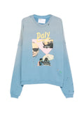 Paly crew-neck graphic-print sweatshirt