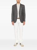 Corneliani check-pattern single-breasted blazer