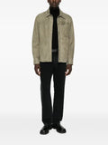 Salvatore Santoro suede press-stud jacket