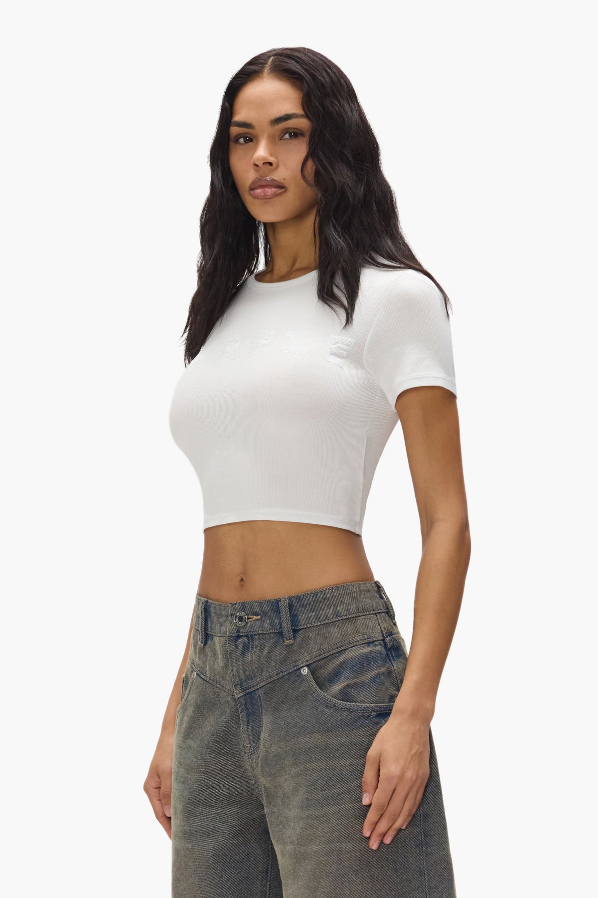 Sequin Baby Tee
