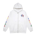 CHH Chrome Heart Hoodie Crowe cotton terry zip-up cardigan hooded sweater