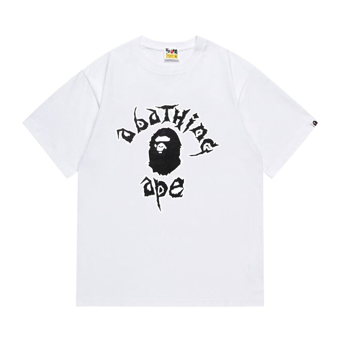 BAPE Ape Head Graphic Print Loose Unisex Streetwear T-Shirt