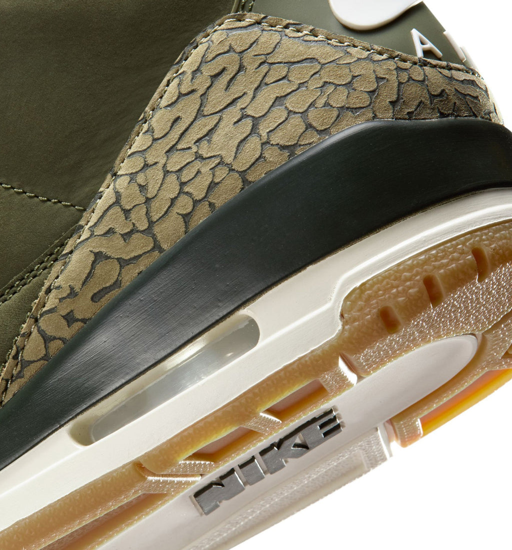 Air Jordan 3 Retro Medium Olive – Men's Lifestyle Shoe in Medium Olive/Sequoia/Neutral Olive/Sail/Total Crimson