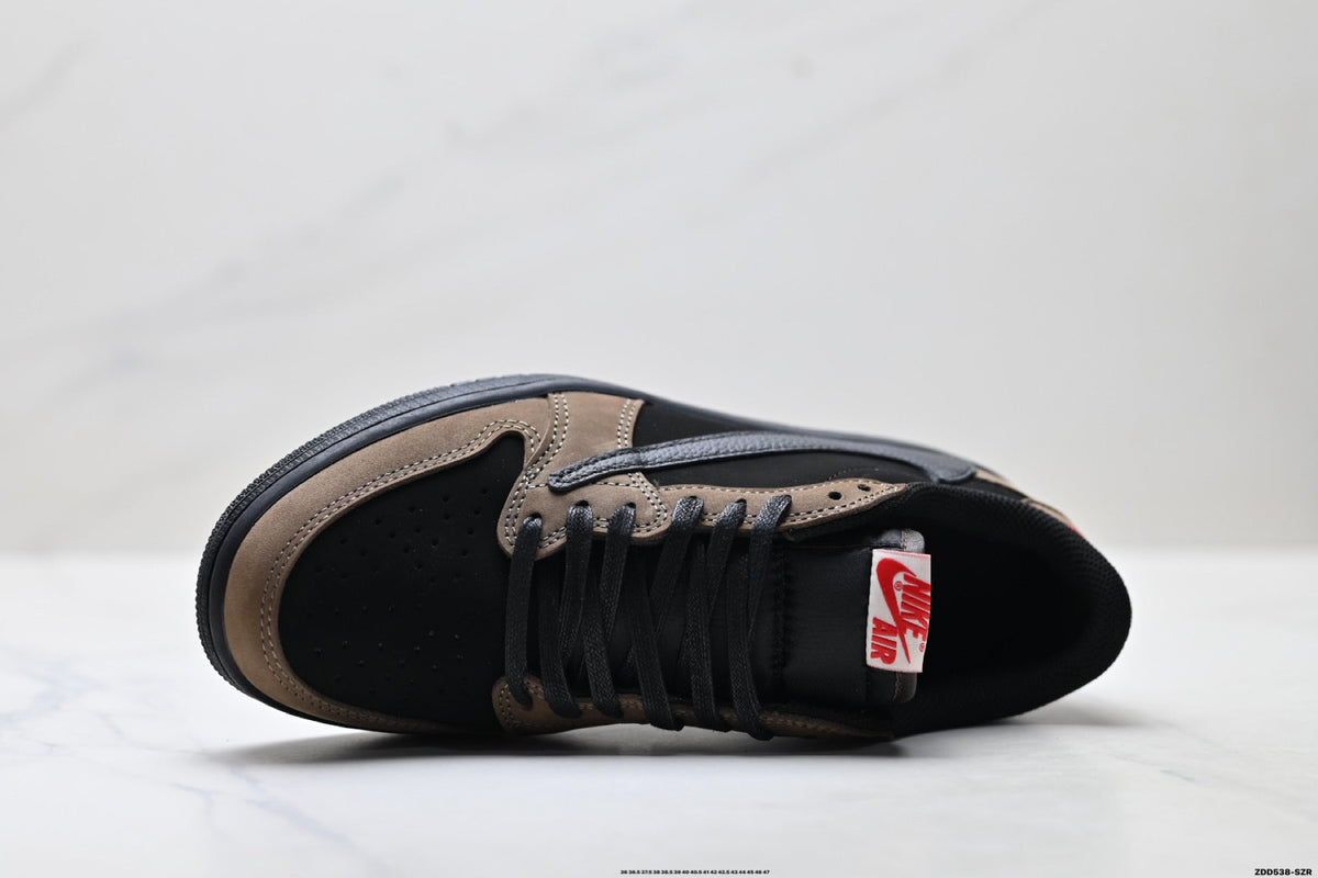 Nike Low-Top Sneakers Black Brown Unisex Style 30