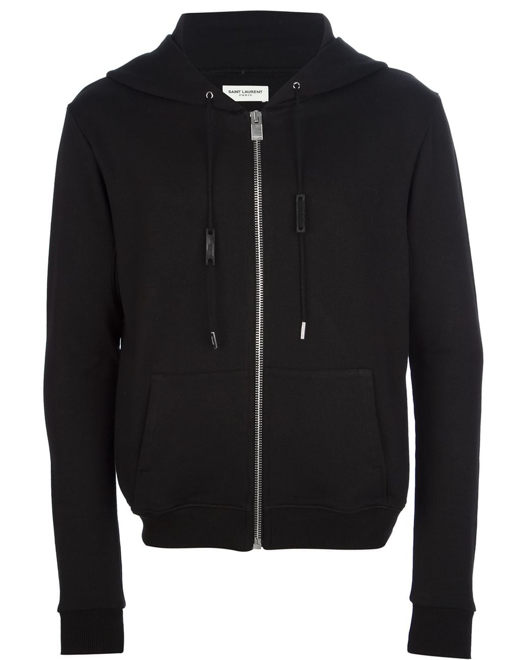 Saint Laurent Zip Hoodie - Black