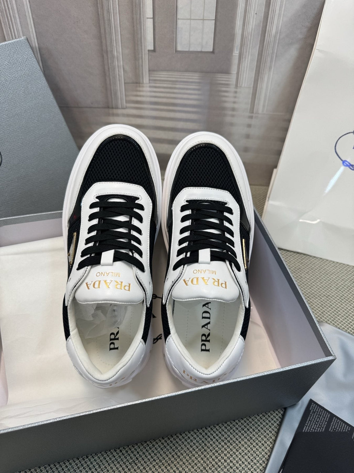 Prada Lug Sole Sneakers