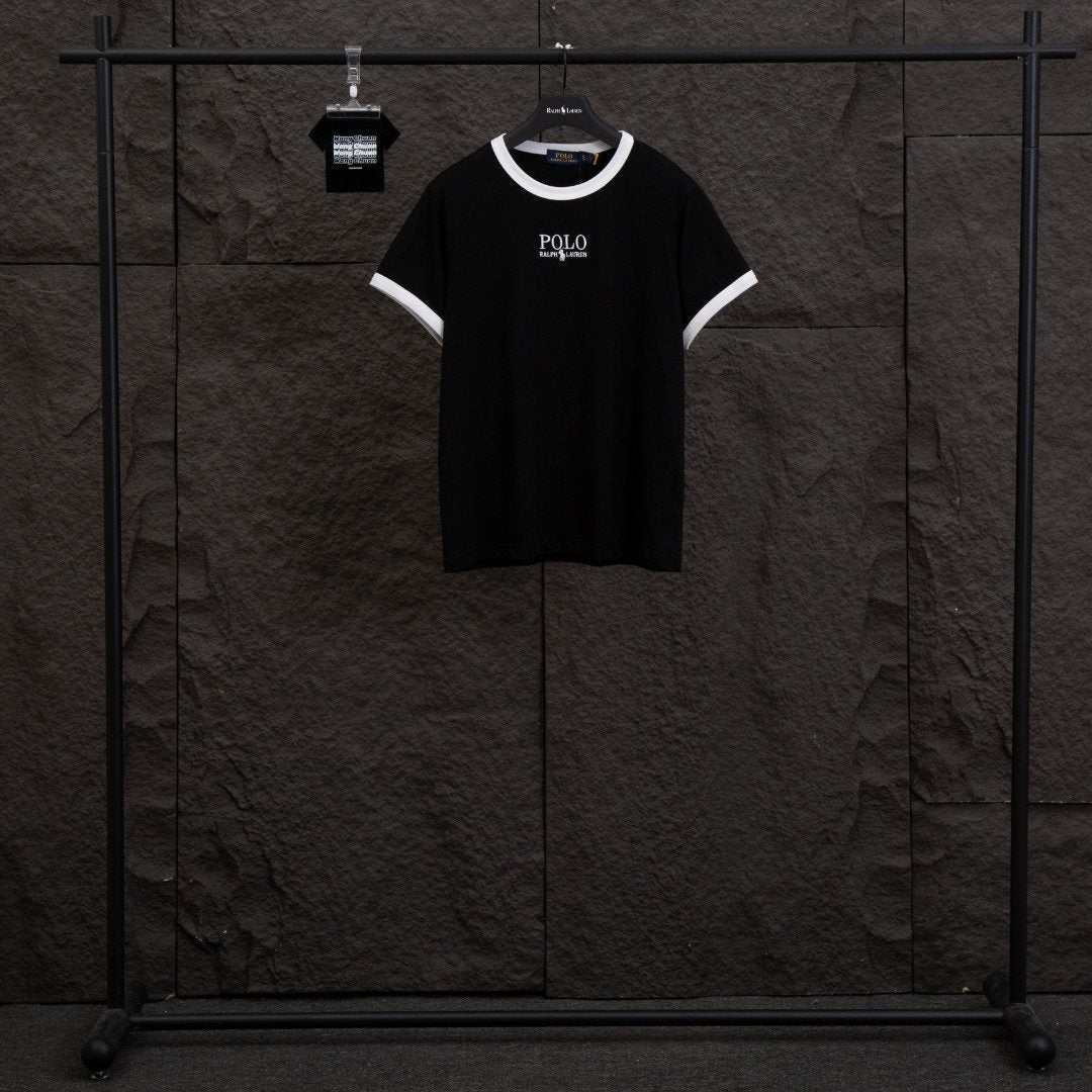 Ralph Lauren Contrast-Trim Logo T-Shirt
